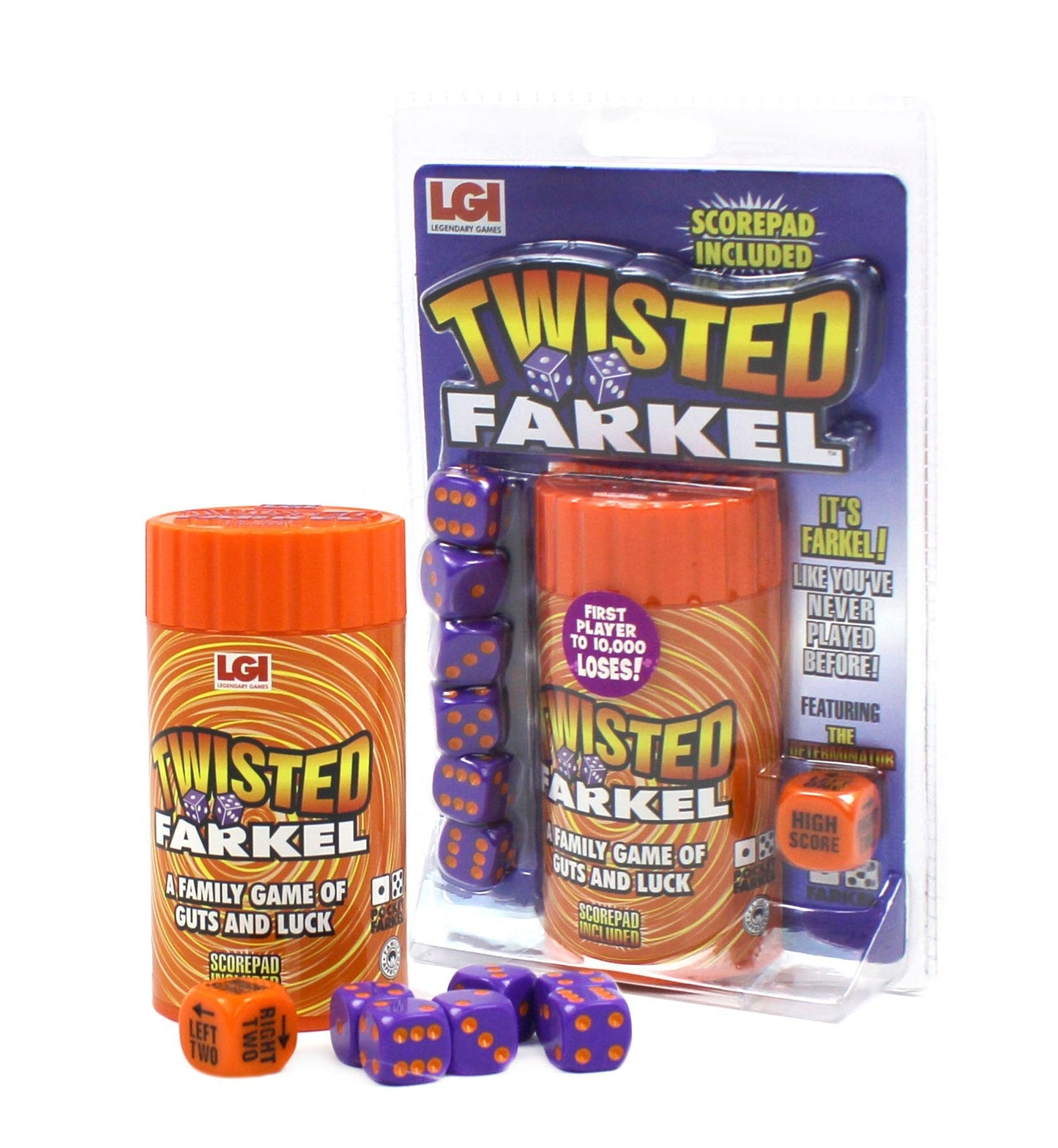 Farkel Twisted Dice – Legendary Family & Party Game with Determinator Die