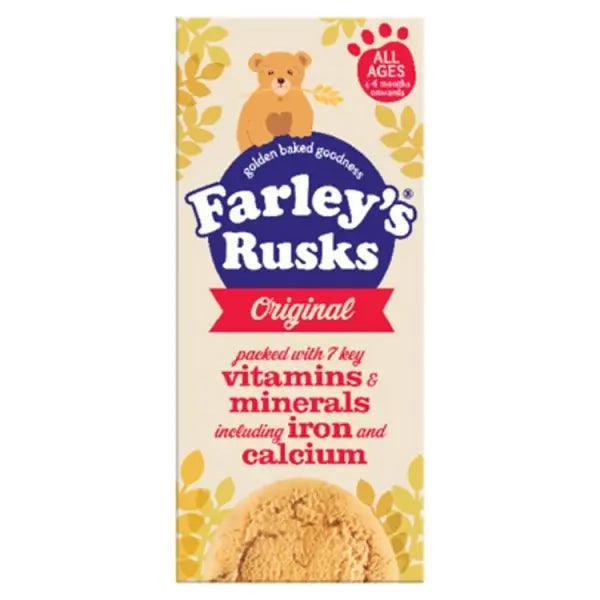 Farley's Rusks Original Baby Food Snacks 6+ Months 150g (Case of 6)