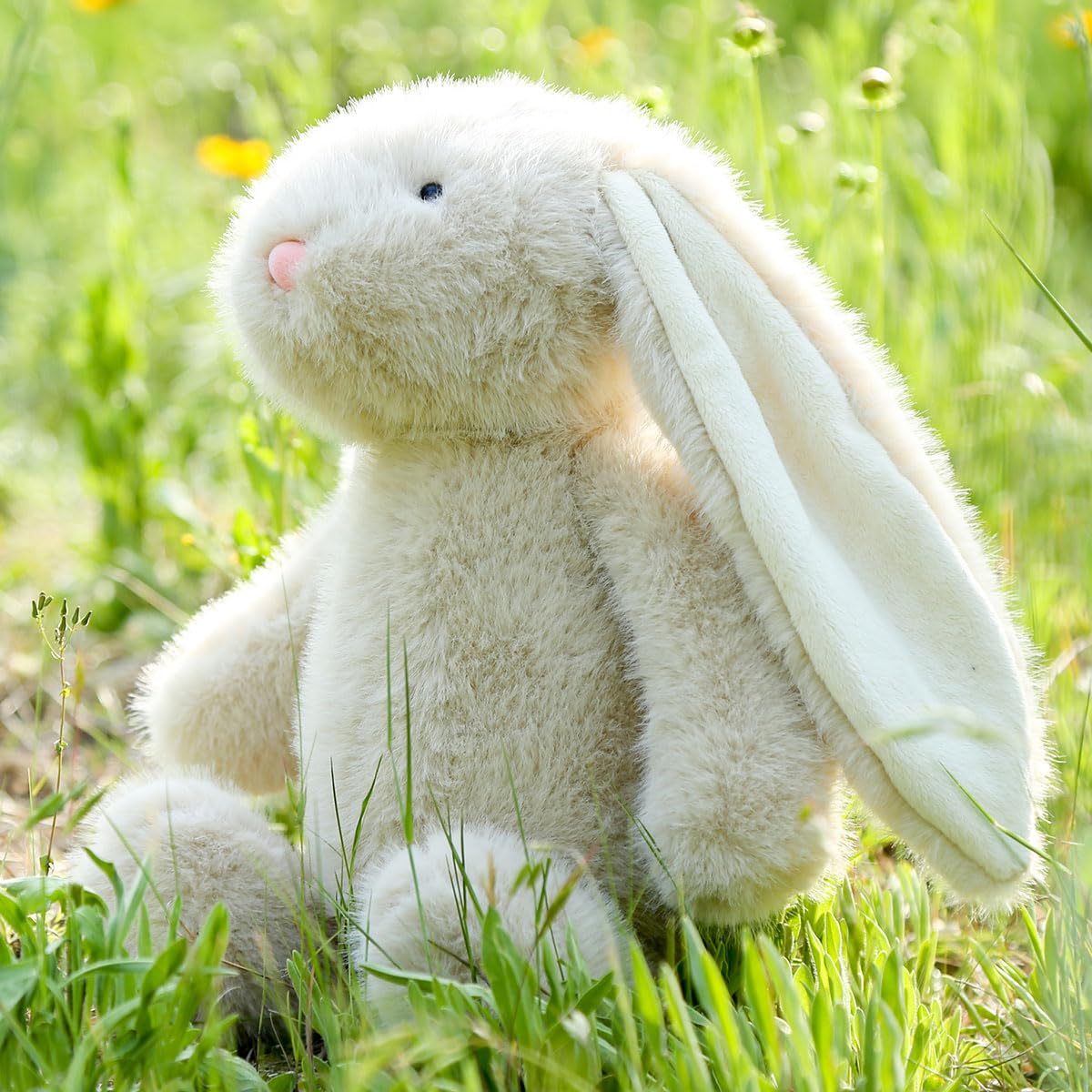 Farnesaa 2Lbs Weighted Stuffed Bunny 16-Inch Heatable and Coolable Plush