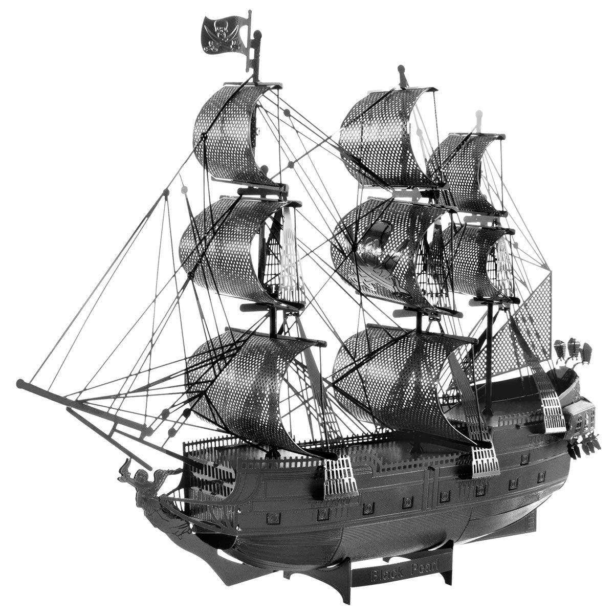 Fascinations Metal Earth 3D Black Pearl Ship Puzzle – Pirates of the Caribbean – Moderate Level