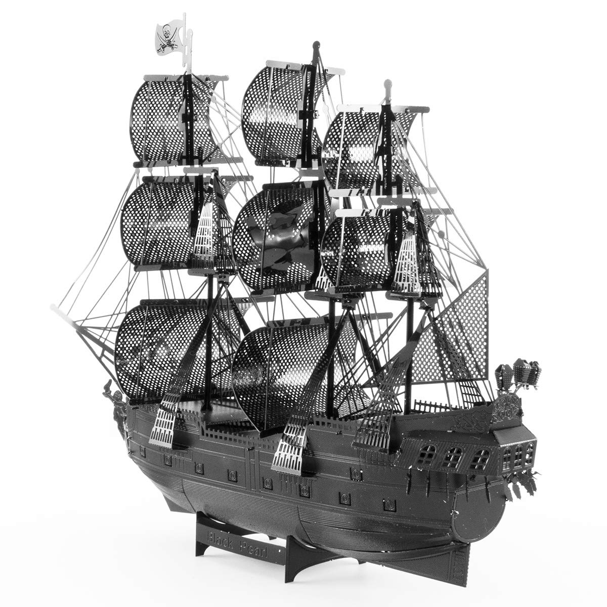 Fascinations Metal Earth 3D Black Pearl Ship Puzzle – Pirates of the Caribbean – Moderate Level