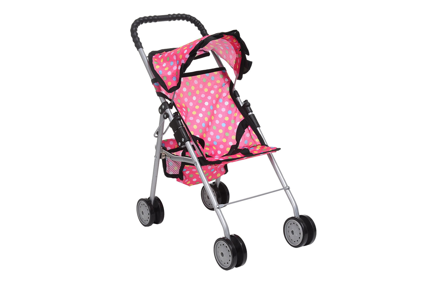 Fash N Kolor 3 Piece Baby Doll Play Set – 3-in-1 Pack N Play, Stroller & High Chair for 18-Inch Dolls