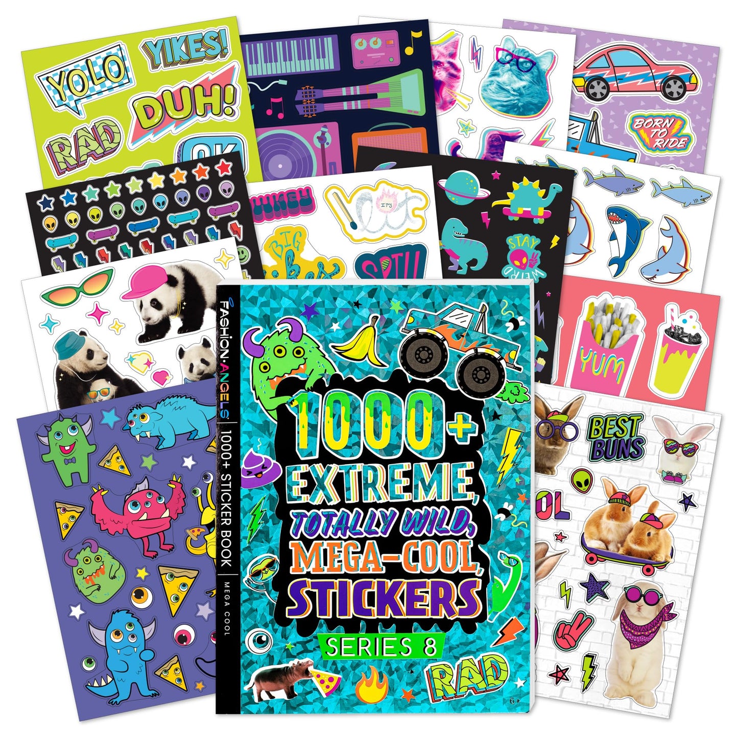 1000+ MEGA Cool Stickers | Fashion Angels – Sunglasses, Dinosaurs & More