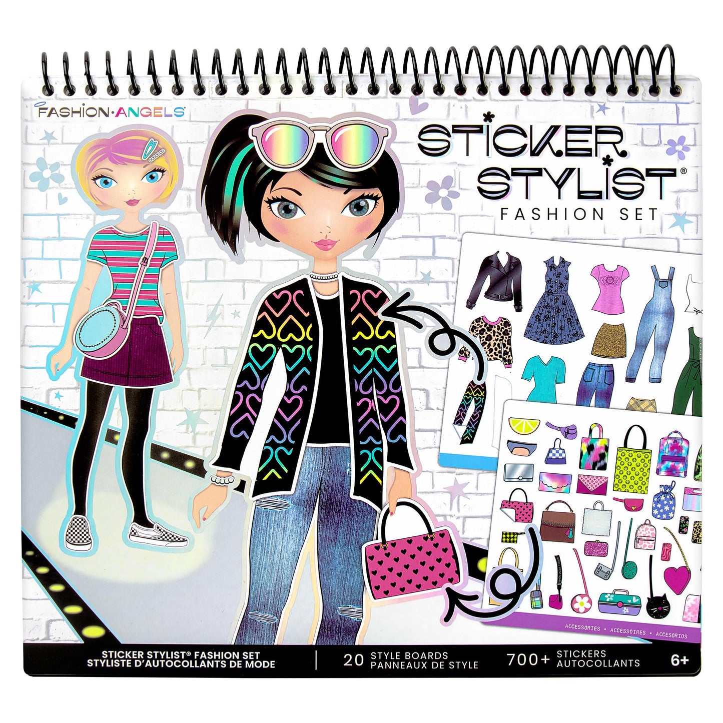 Fashion Angels Designer Kit for Girls – Sticker Book (Ages 6-10) | 700+ Stickers