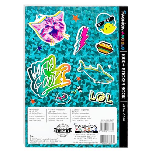 1000+ MEGA Cool Stickers | Fashion Angels – Sunglasses, Dinosaurs & More