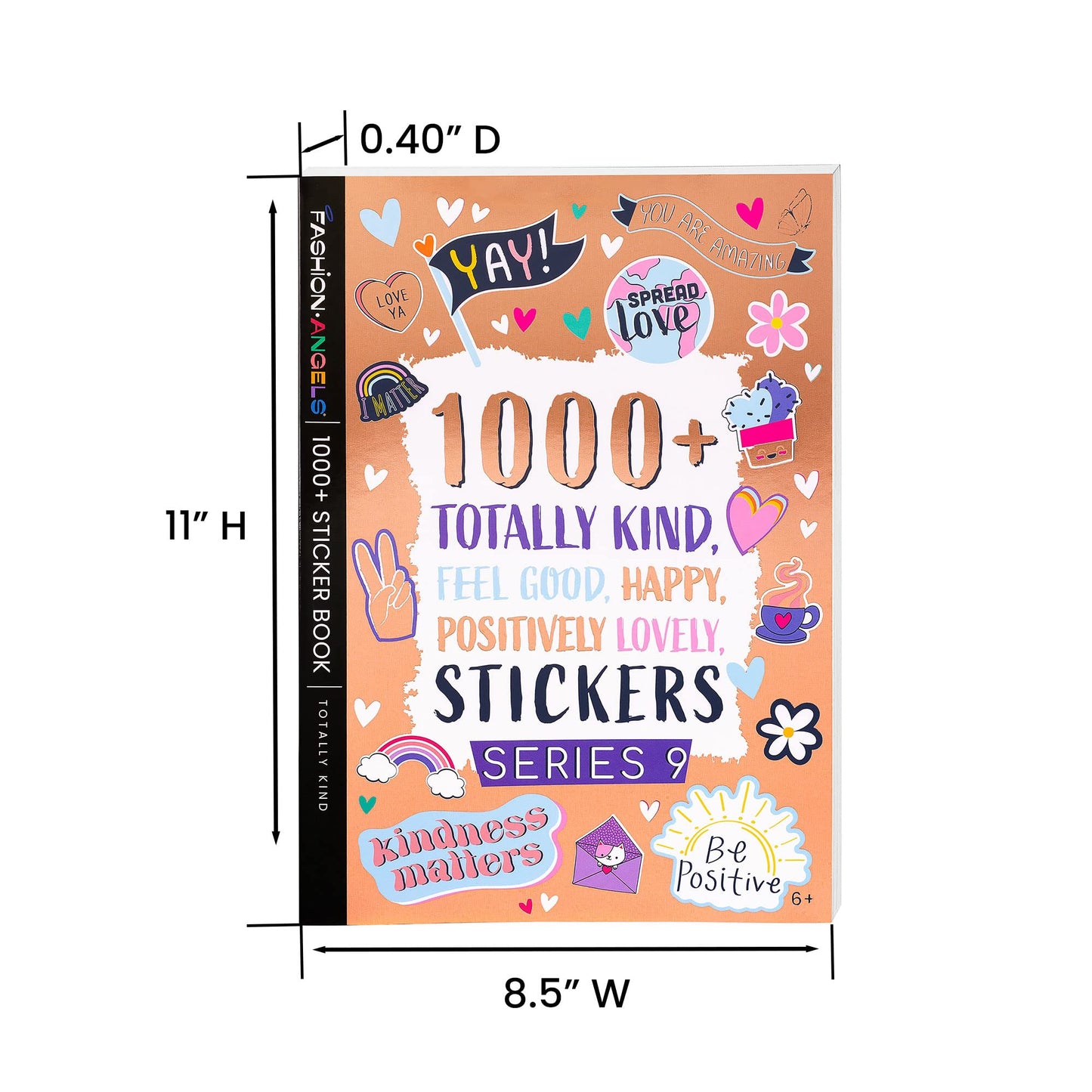 Fashion Angels 1,000+ Totally Kind Sticker Book — Positive Affirmations & Craft Stickers