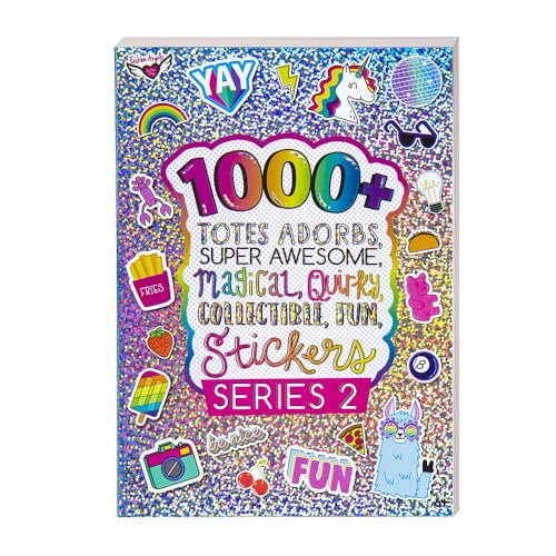 Fashion Angels Totes Adorbs Sticker Book – 1,000+ Stickers, 40 Sheets