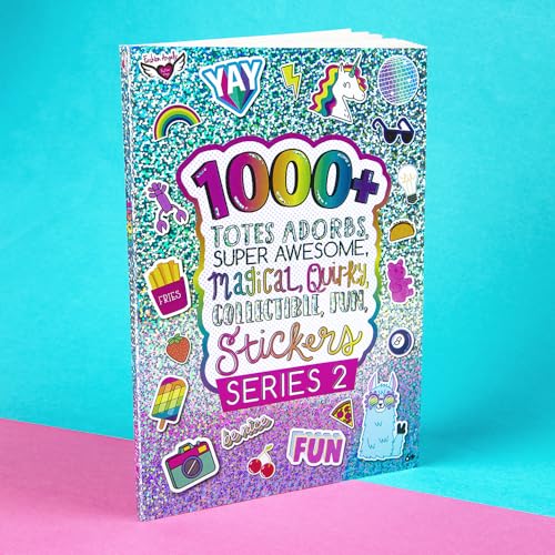 Fashion Angels Totes Adorbs Sticker Book – 1,000+ Stickers, 40 Sheets