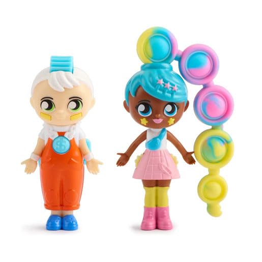 Fashion Fidgets Sensory Toy Dolls – Push Pop Fidget Toy with Mystery Doll