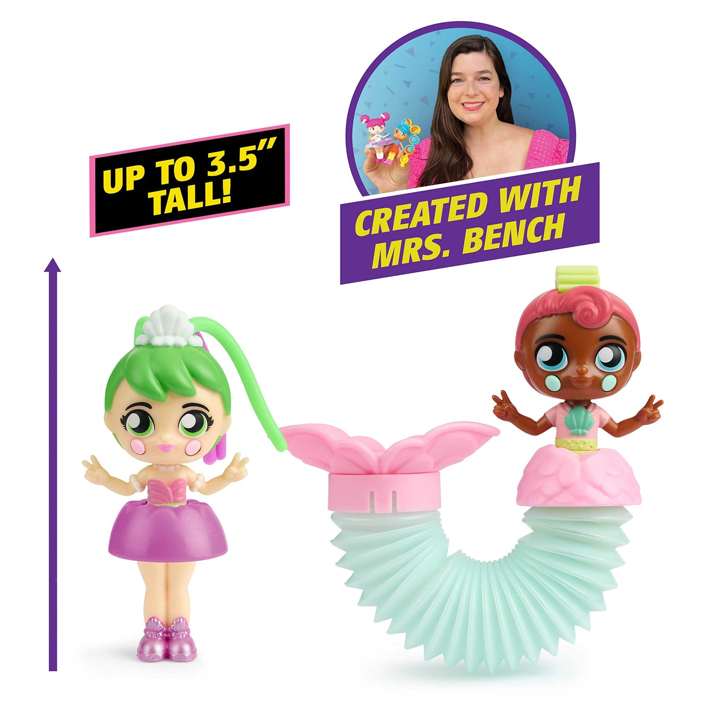 Fashion Fidgets Mermaids Fantasy Series – Fidget Dolls for Girls by Mrs. Bench