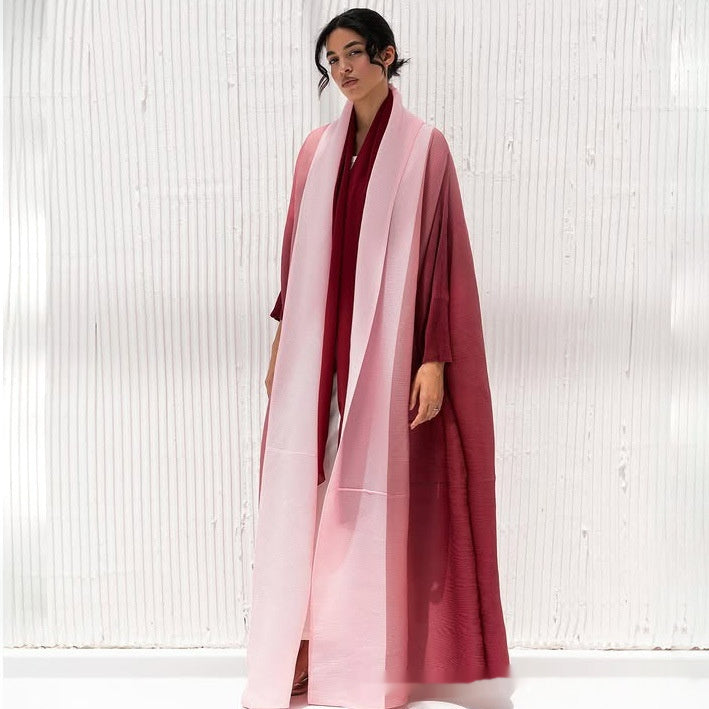 Fashionable Gradient Abaya Cape