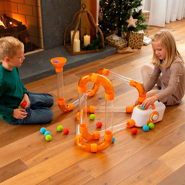 Fat Brain Toys Air Toobz Expansion Pack – Air-Powered STEM Building Toy for Kids 3+