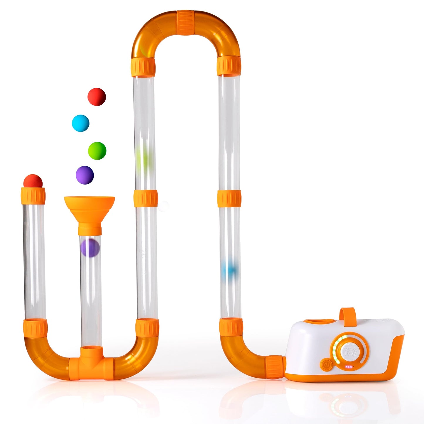 Fat Brain Toys The Original Air Toobz – Air-Powered STEM Toy for 3+