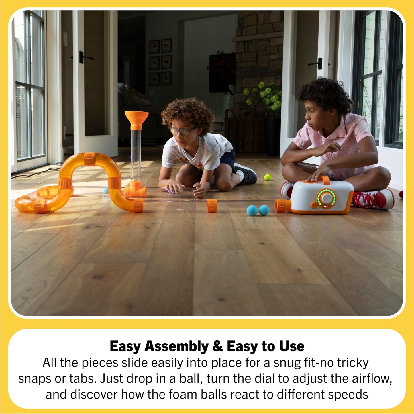 Fat Brain Toys The Original Air Toobz – Air-Powered STEM Toy for 3+