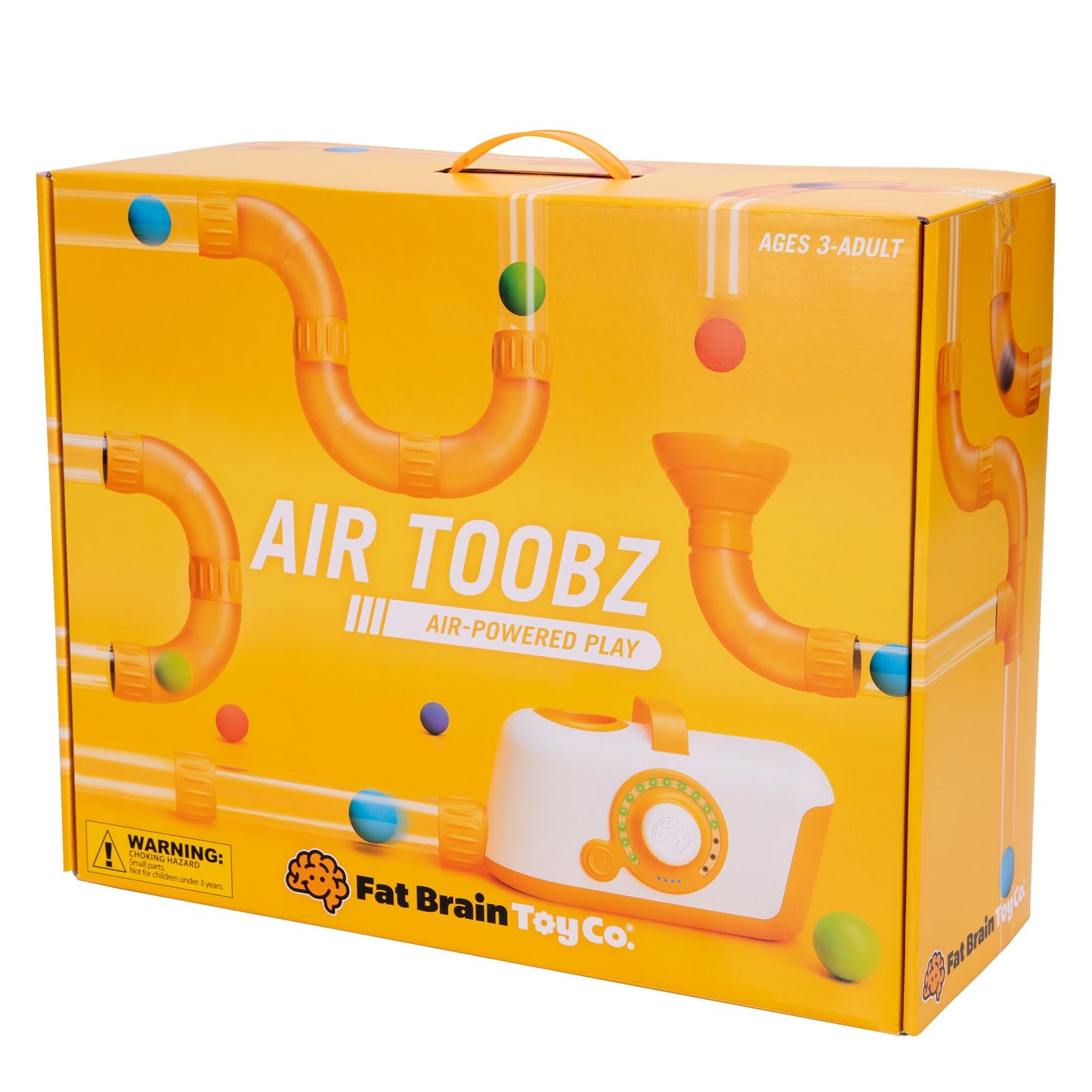 Fat Brain Toys The Original Air Toobz – Air-Powered STEM Toy for 3+