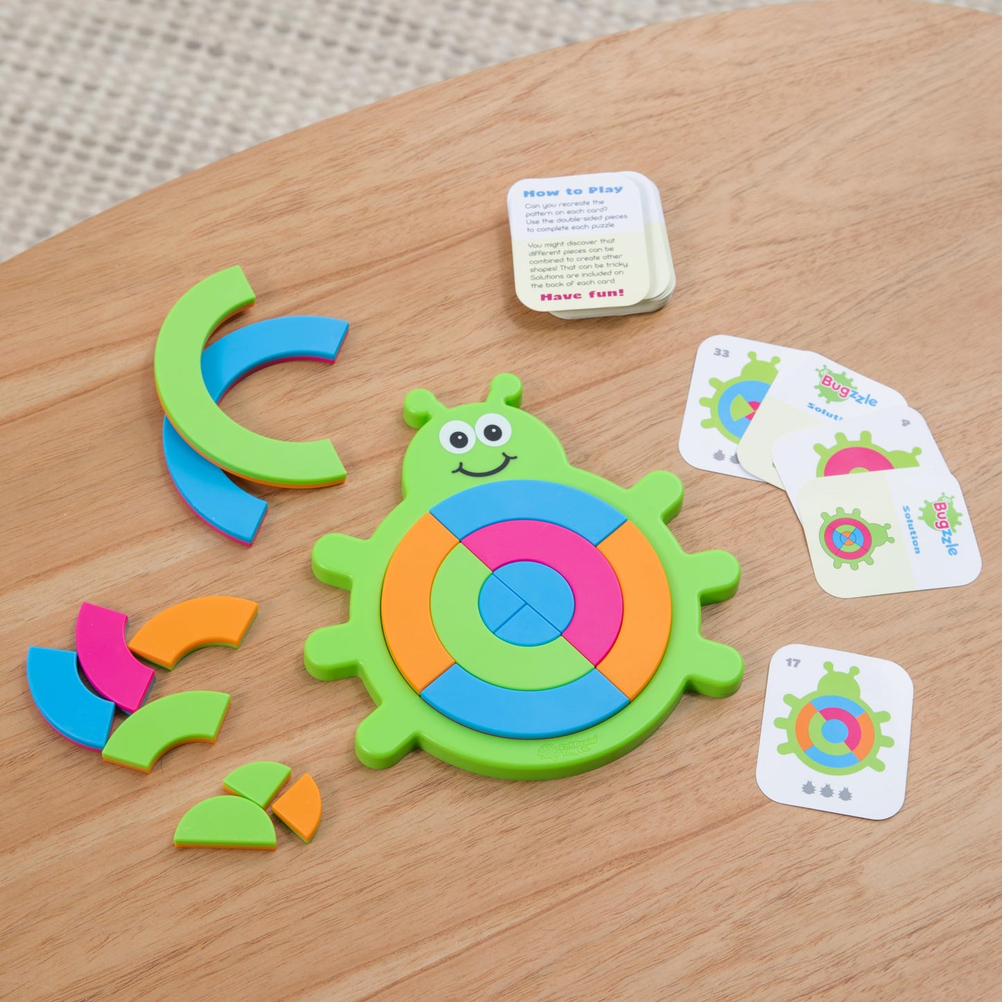 Fat Brain Toys Bugzzle – Match-The-Picture Puzzles for Kids Ages 3+