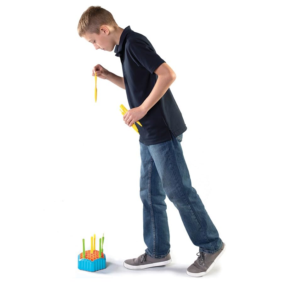 Fat Brain Toys Drop Shot: Ready, Aim, Drop! 2-Player Skill Game for Ages 6+