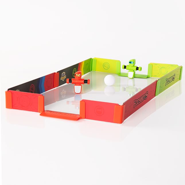 Fat Brain Toys Foosbots Stadium Battle Set – 2-Player Indoor Play for Ages 6+