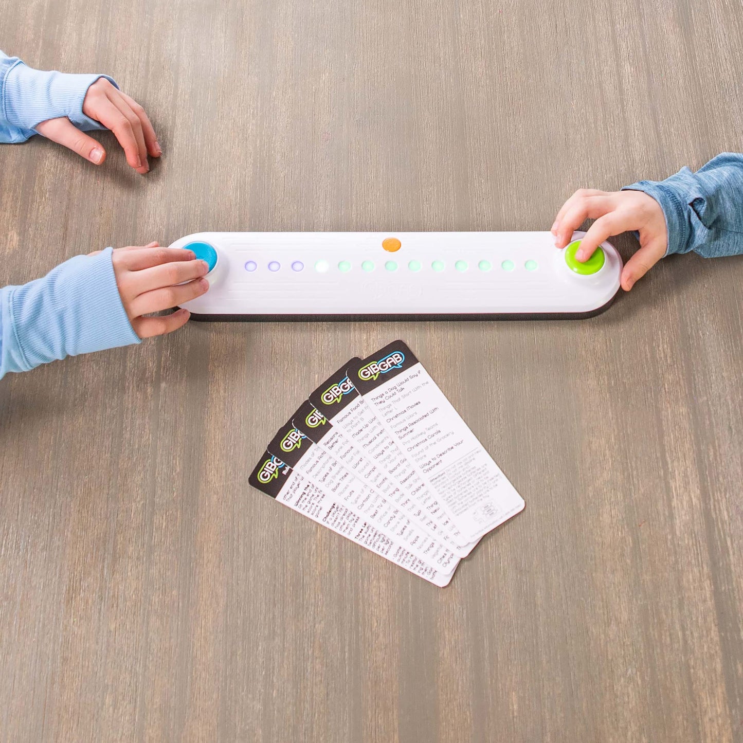 Fat Brain Toys GibGab – Fast-Paced Trivia Party Game for Kids & Adults, 2 Players