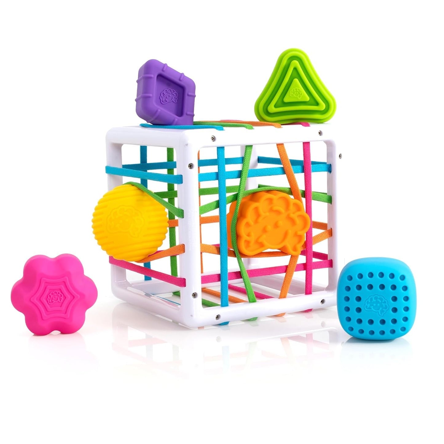 Fat Brain Toys InnyBin Shape Learning Toys – Sensory Baby Toys for 10 Months+