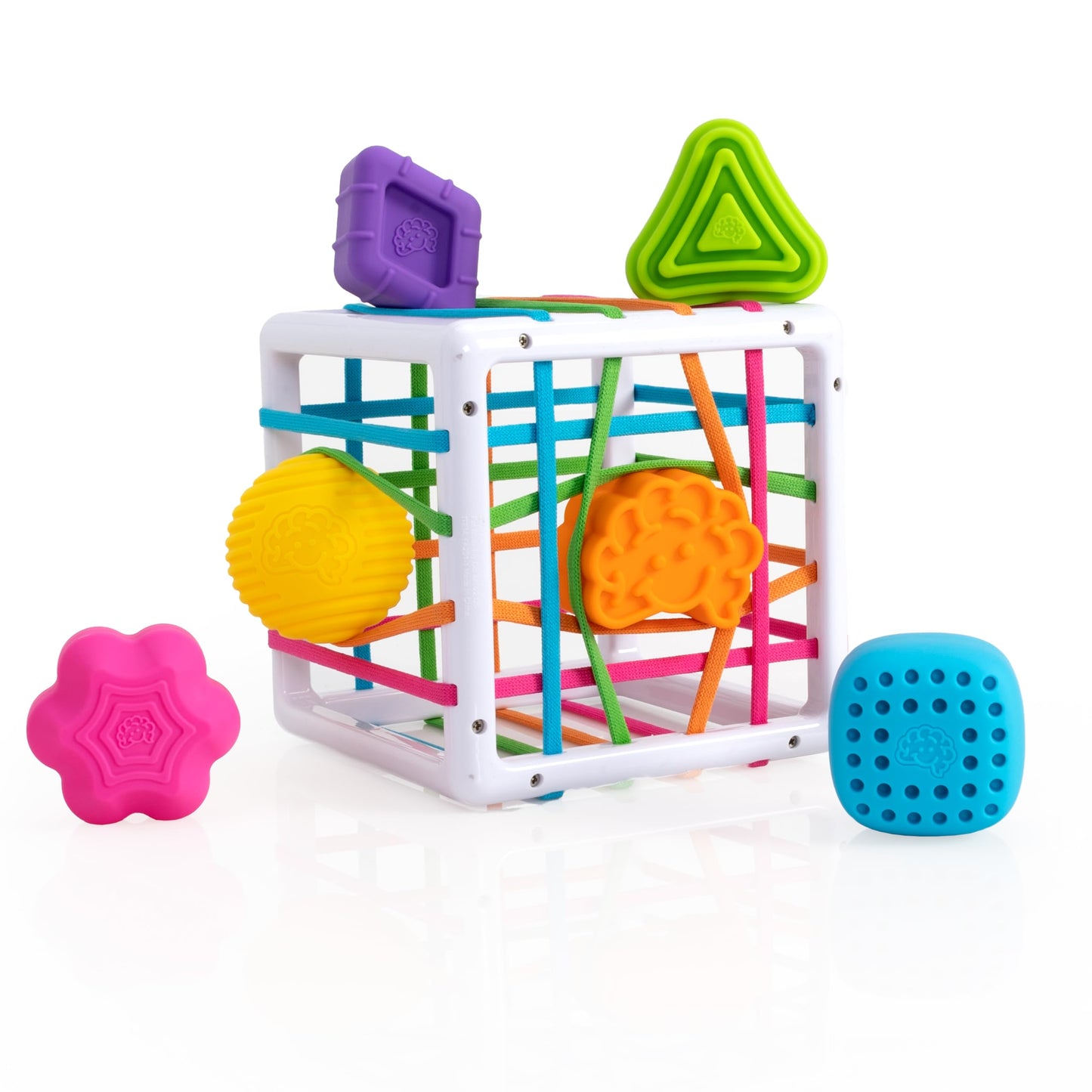Fat Brain Toys InnyBin Shape Learning Toys – Sensory Baby Toys for 10 Months+