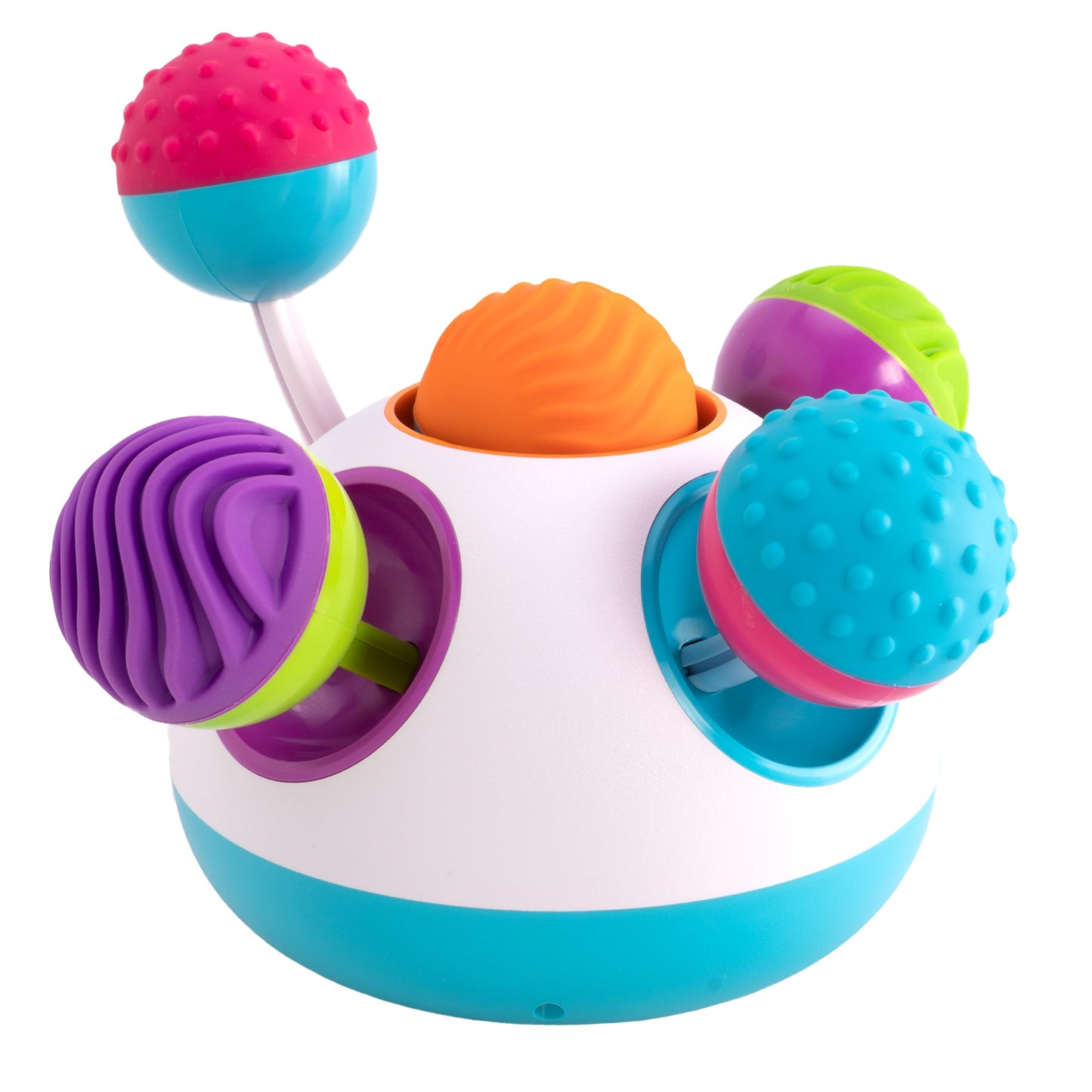 Fat Brain Toys Klickity Sensory Toy for 1 Year and Up | Multi-Textured Toddler Activity