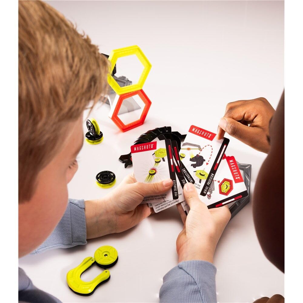 Fat Brain Toys Magshuto Stunt Park – Magnetic Trick Shot System for Kids & Tweens
