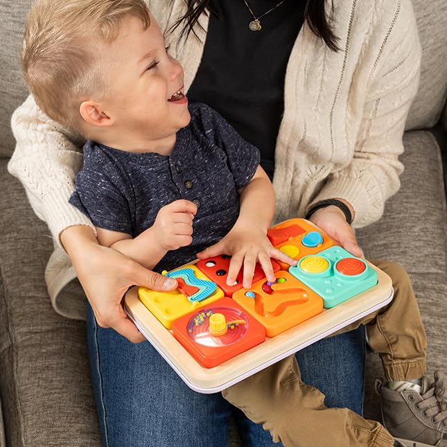 Fat Brain Toys PlayTab Tile Assortment Set 4 – Customizable Sensory Tiles