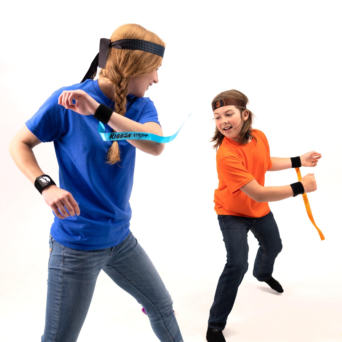 Fat Brain Toys Ribbon Ninja Game – Active Ribbon-Snatching Ninja Toy for Kids & Teens