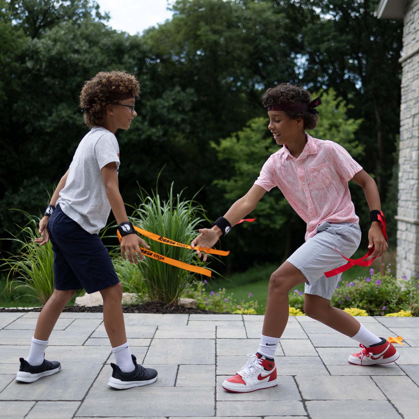 Fat Brain Toys Ribbon Ninja Game – Active Ribbon-Snatching Ninja Toy for Kids & Teens