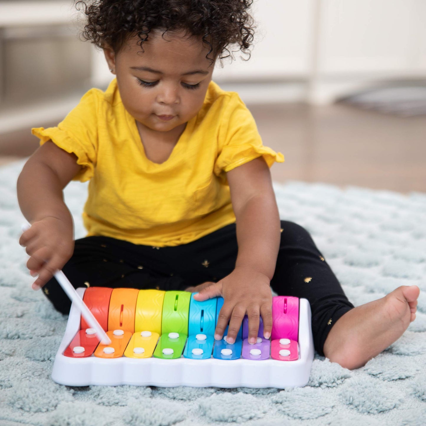 Fat Brain Toys Rock N Roller Piano - Musical Bells for Babies & Toddlers
