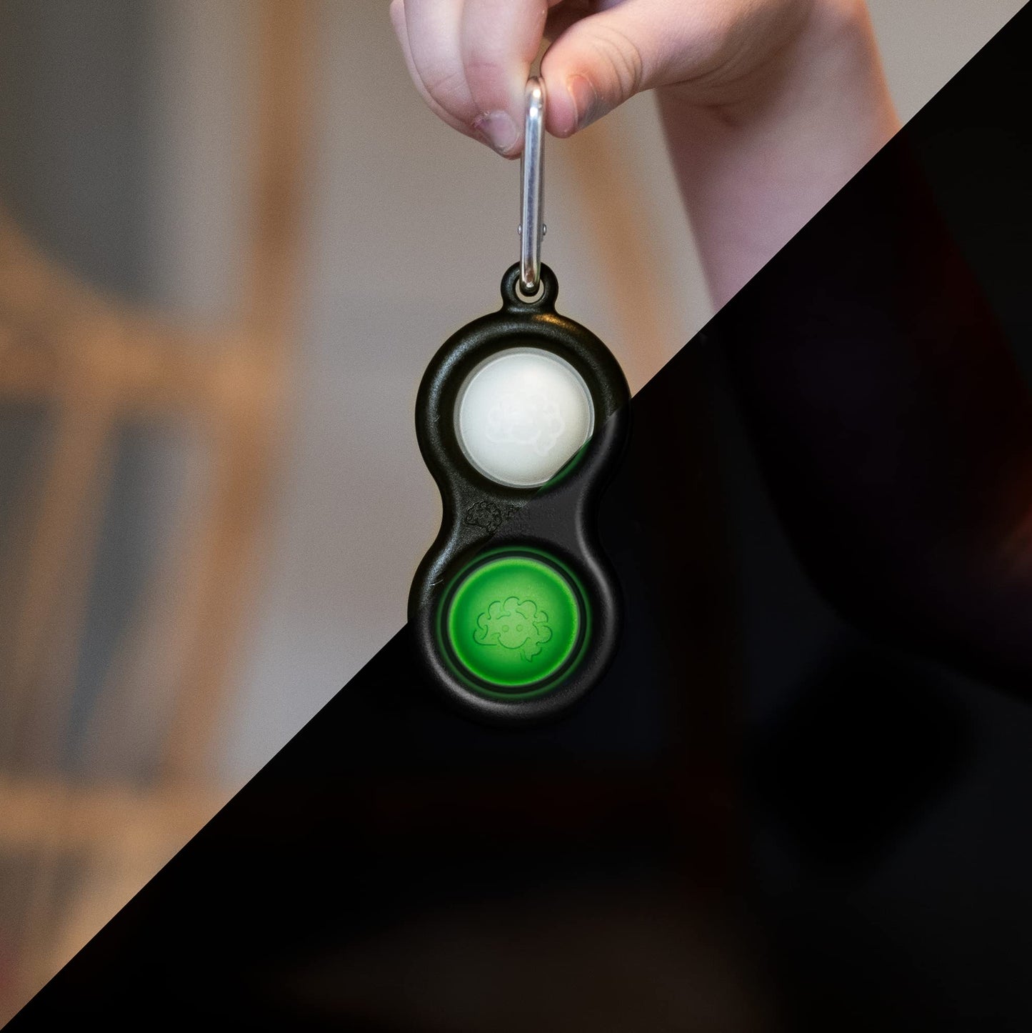 Fat Brain Toys Simpl Dimpl Glow-in-the-Dark – Sensory Fidget Toy for Ages 3–12