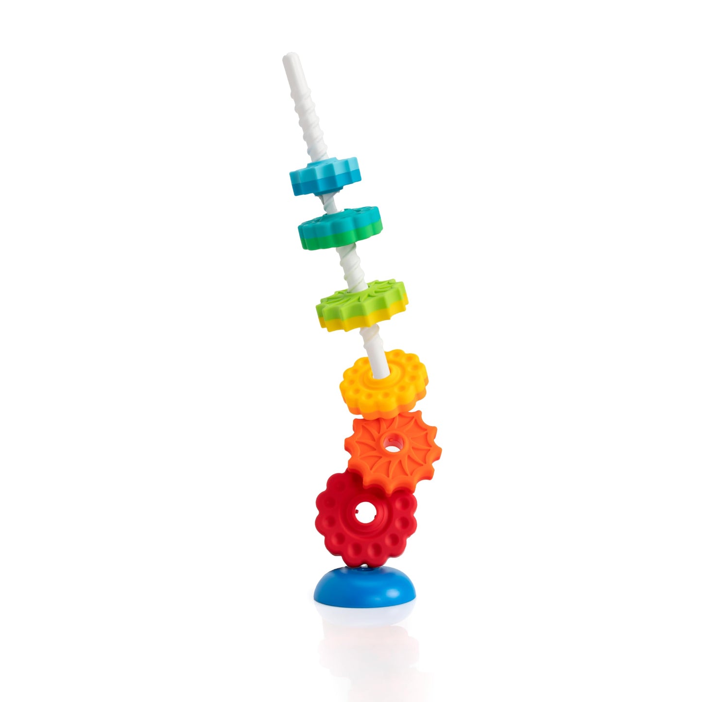 Fat Brain Toys SpinAgain – Stacking & Spinning Toy for Toddlers 1+