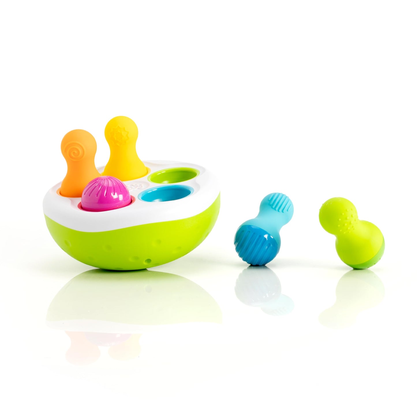 Fat Brain Toys SpinnyPins – Multicoloured Spinning & Sorting Toy for 18 Months+