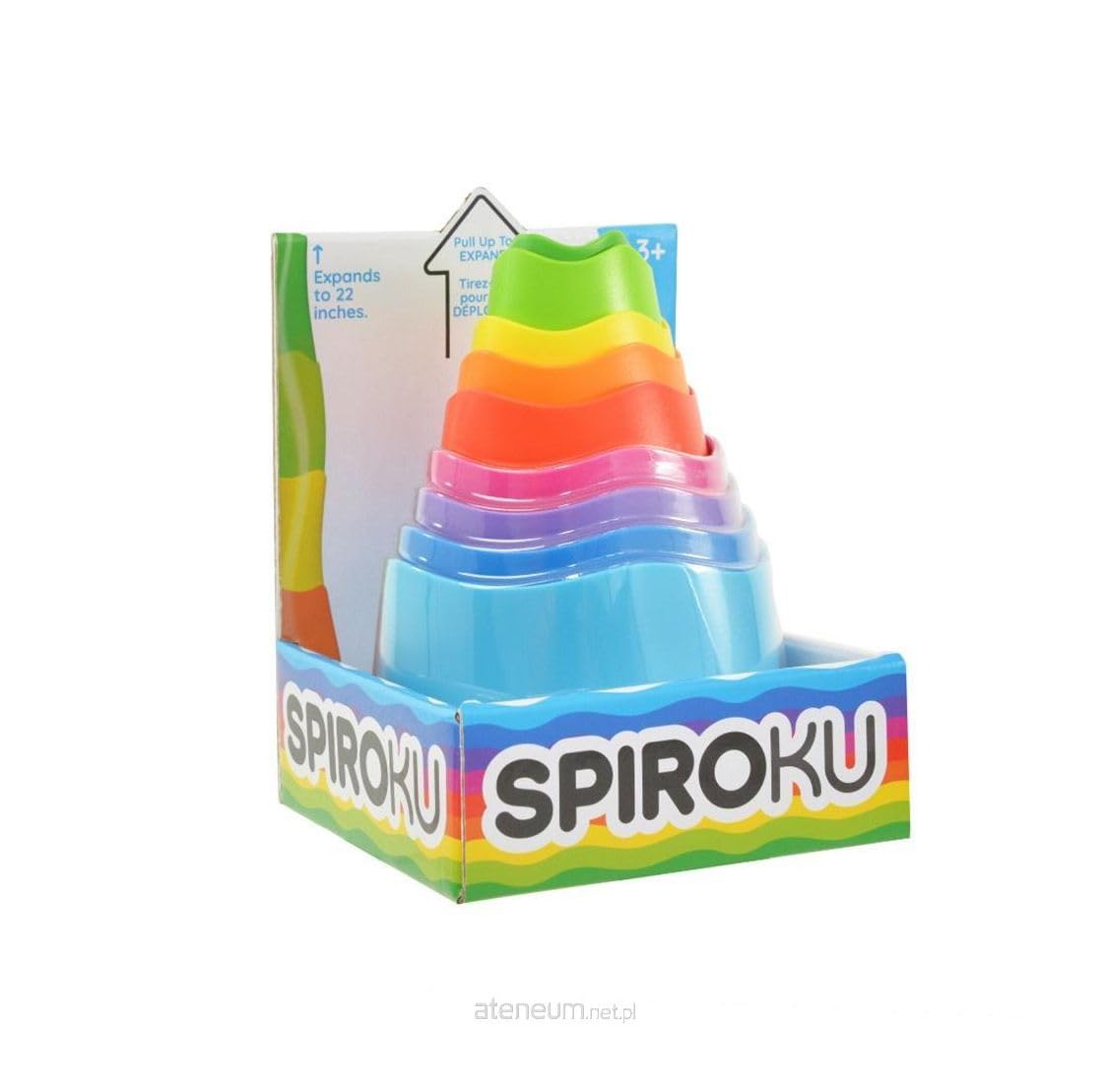Fat Brain Toys SpiroKu – Stacking & Nesting Cylinders for Preschoolers