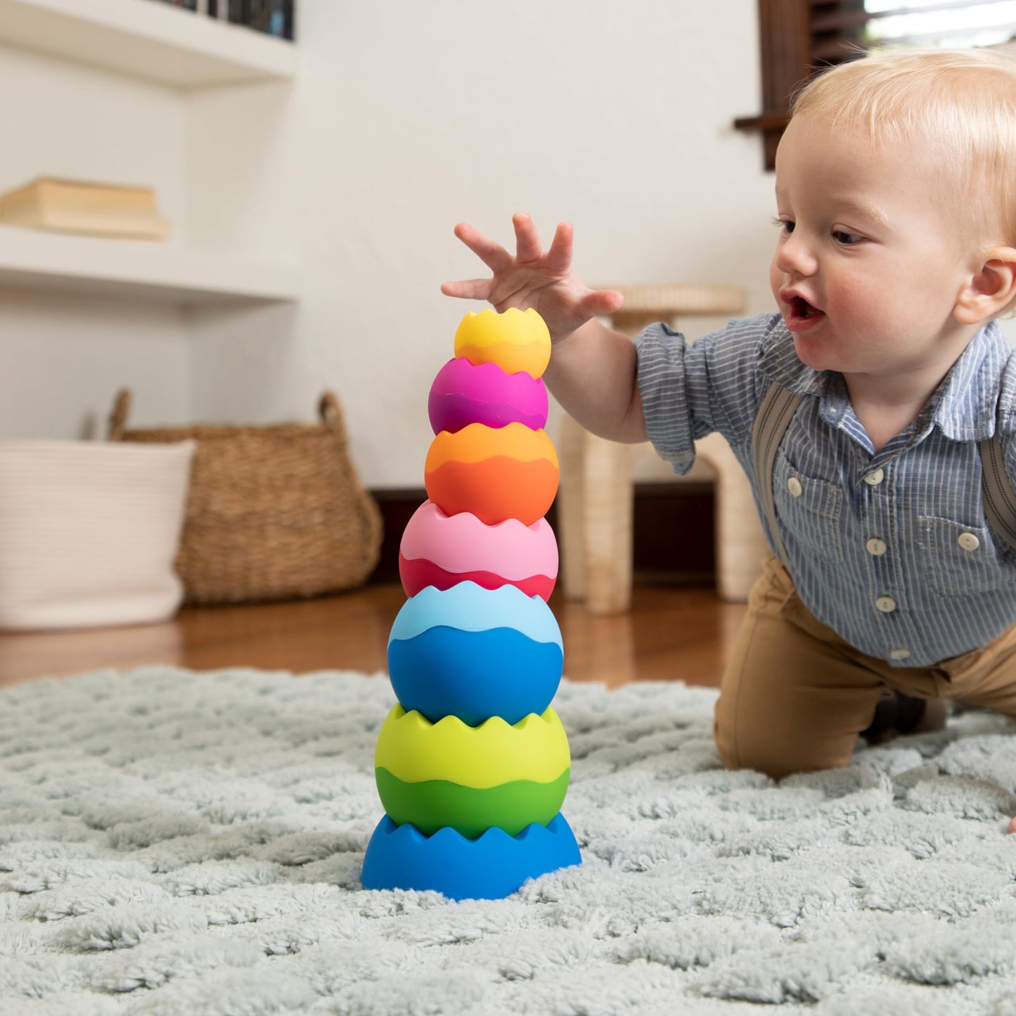 Fat Brain Toys Tobbles Neo – Creative Toddler Sensory and Learning Toy for 6+ Months
