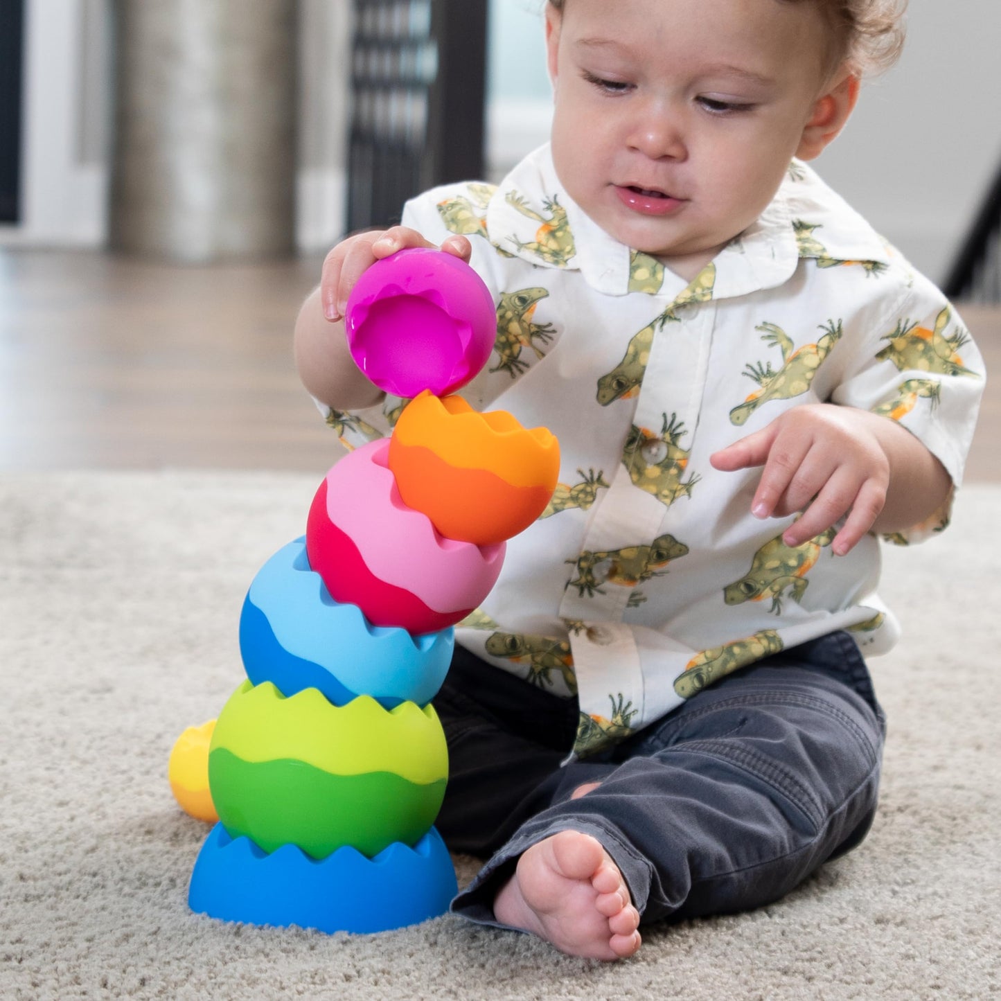 Fat Brain Toys Tobbles Neo – Creative Toddler Sensory and Learning Toy for 6+ Months