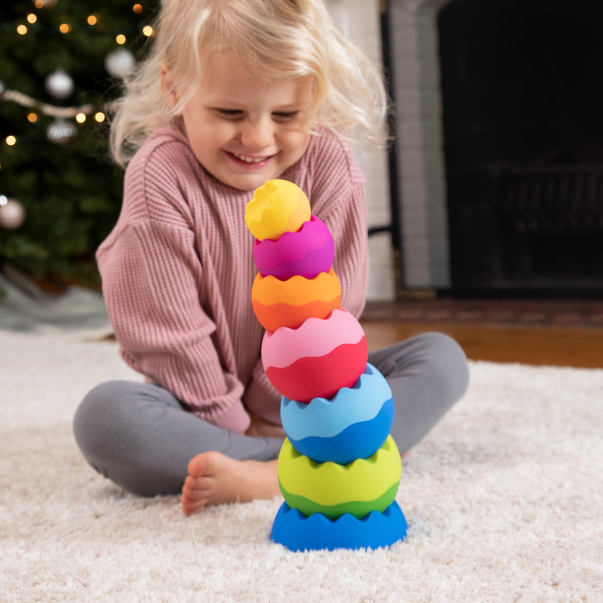 Fat Brain Toys Tobbles Neo – Creative Toddler Sensory and Learning Toy for 6+ Months