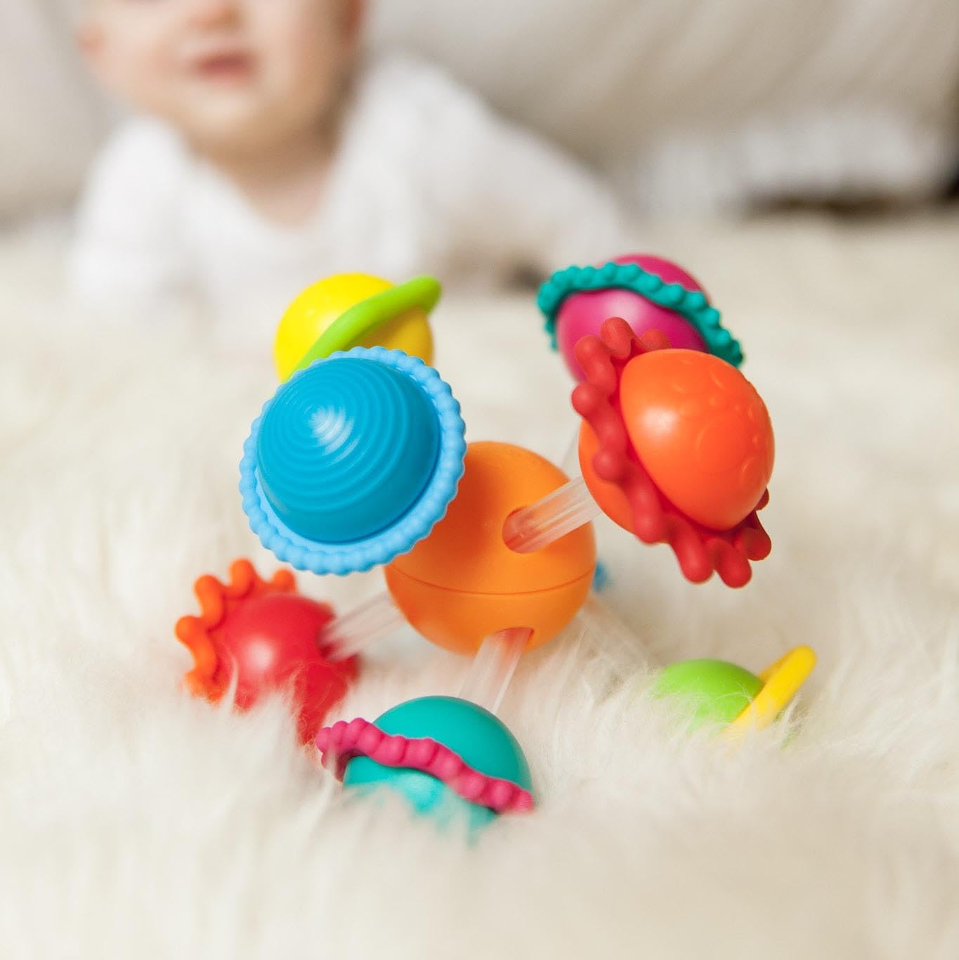 Fat Brain Toys Wimzle – Sensory Fidget Toy for Toddlers & Babies 6 Months+