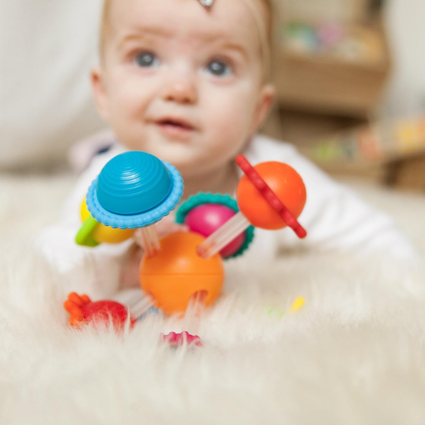 Fat Brain Toys Wimzle – Sensory Fidget Toy for Toddlers & Babies 6 Months+