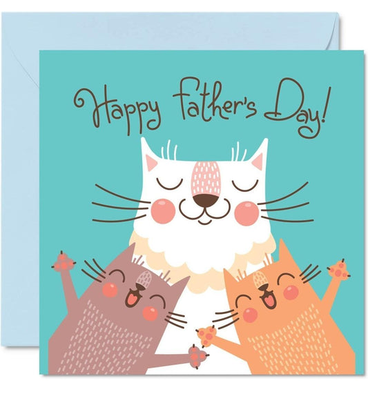 Fathers Day Card - Cat