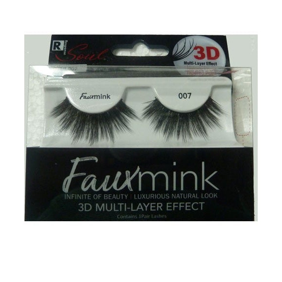 Response Soul Faux Mink 3D Effect Eyelashes 007 | Voluminous, Reusable & Cruelty-Free