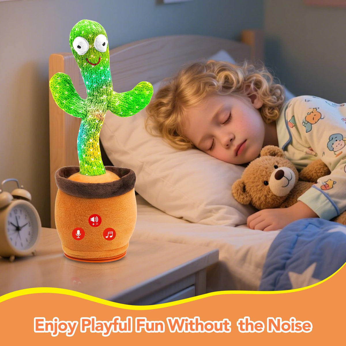 FAYOUCZ Dancing Talking Cactus Toy – Interactive Singing & Volume Control