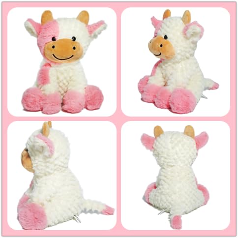 FAYUAKU 9-Inch Cow Plush Stuffed Animal – Soft, Huggable Toy for Kids