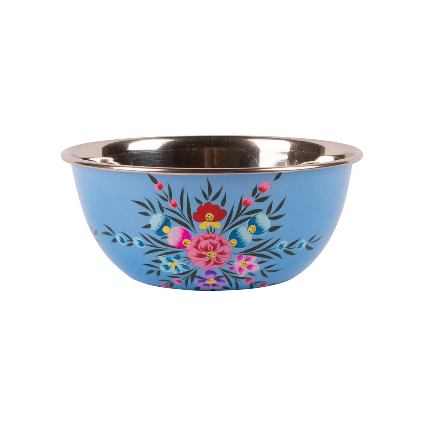 Pansy 18.5cm Stainless Steel Picnic Bowl