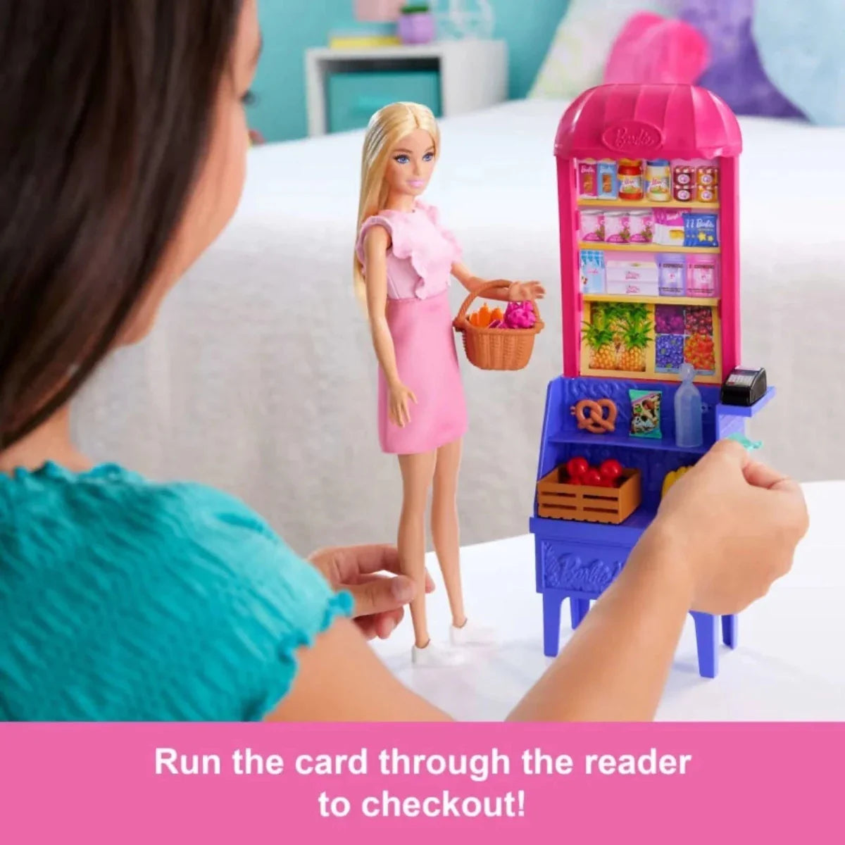 Barbie Malibu Shopping at the Market Playset & Doll