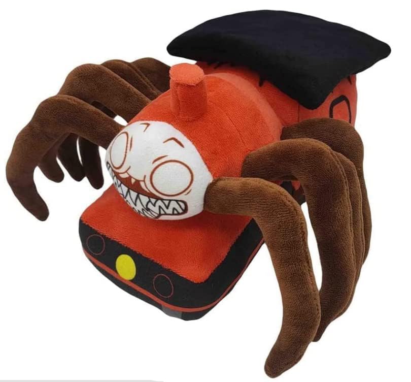 FBDCYIA Choo Choo Charles Plush Toy – 8.7-Inch Spider Train Doll (Red Style 1)
