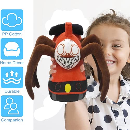 FBDCYIA Choo Choo Charles Plush Toy – 8.7-Inch Spider Train Doll (Red Style 1)