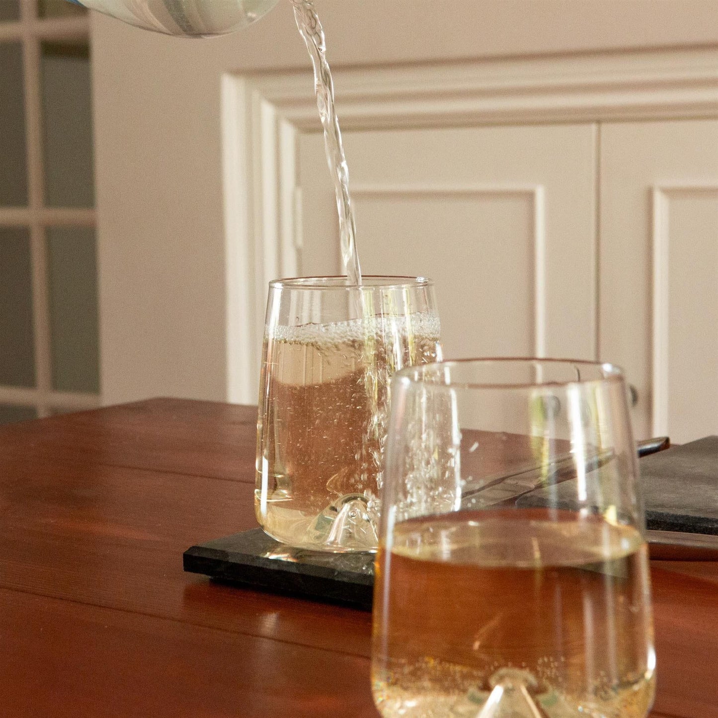 Square Marble Coasters - Pack of Six