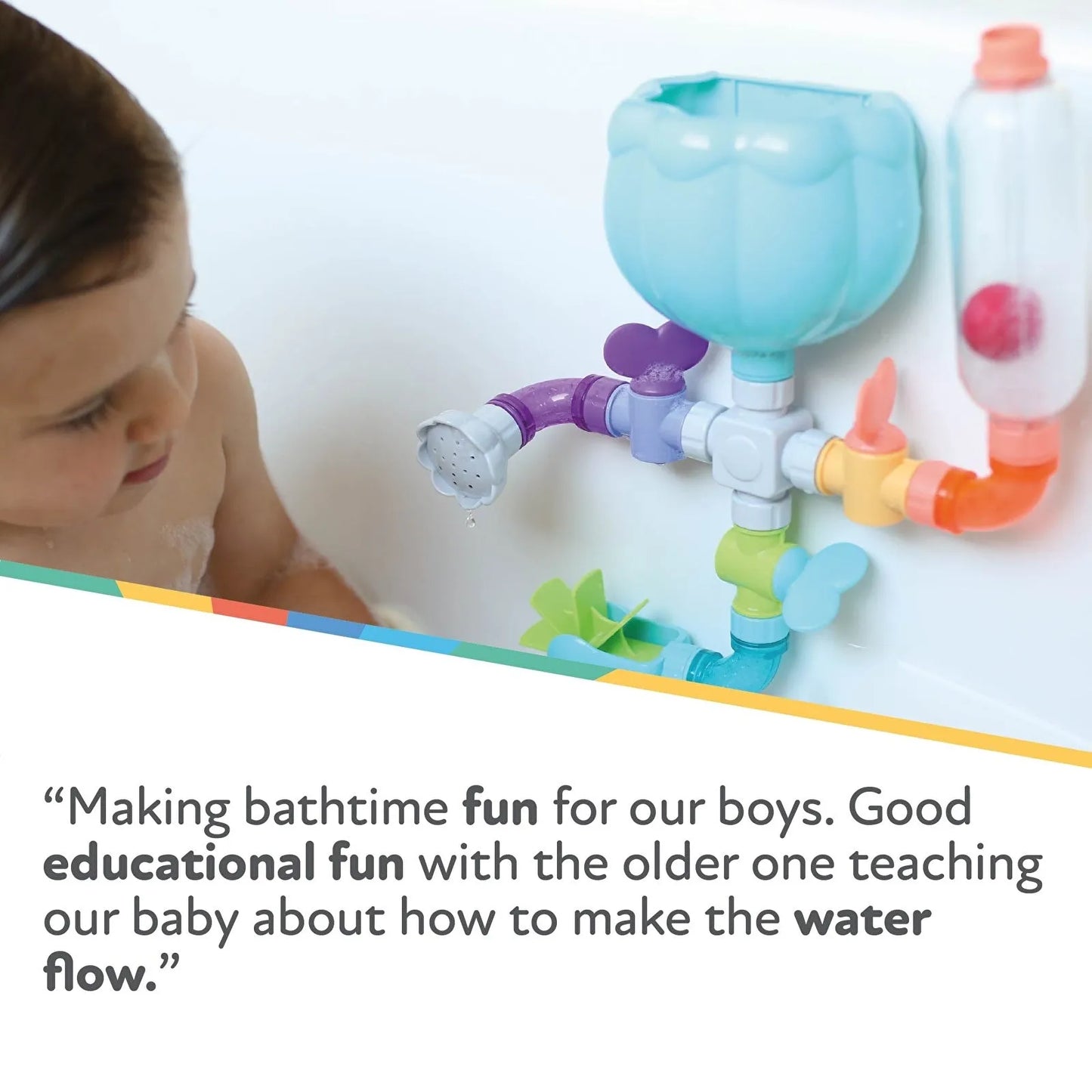 Nuby Wacky Pipes Bath Toy